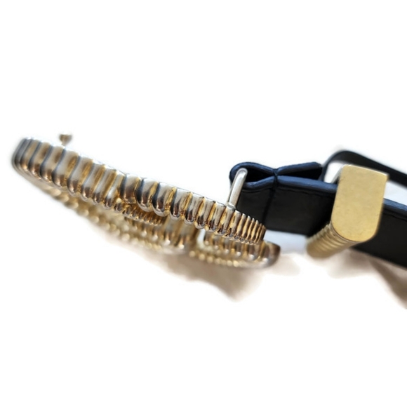 Gucci Torchon Double G Buckle Black Leather Belt Size 80-32 - Picture 5 of 8